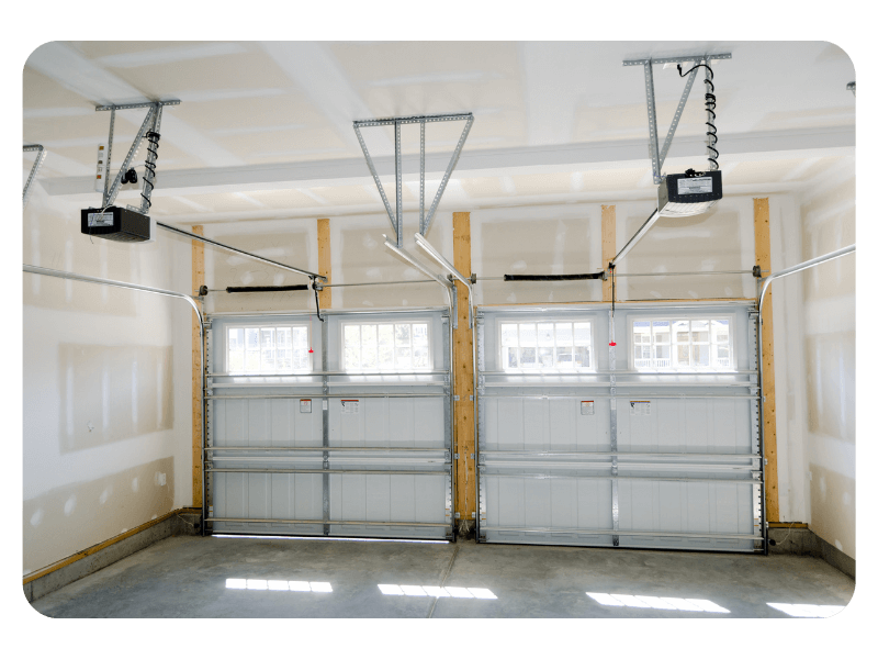 two garage door openers